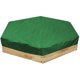 thumbnail image 3 of Cubierta de arenero infantil hexagonal multicolor con parasol para piscina de jardín, 3 of 3