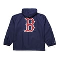 thumbnail image 2 of Men's Mitchell & Ness  Navy Boston Red Sox Full-Snap Hooded Coaches Jacket, 2 of 4