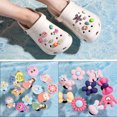 thumbnail image 2 of Lot of 50pcs PVC Different Shoe Charms for Shoe Decoration，Flower, 2 of 5