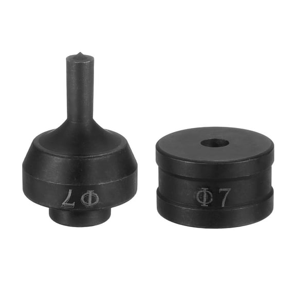 Uxcell Hydraulic Hole Punch Die 7mm Round Hole Electric Punching Kit CH-60