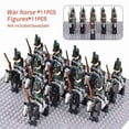 thumbnail image 5 of 10pcs Napoleonic Wars Military Soldiers Building Blocks WW2 Mini Figures French British Fusilier Rifles Weapons Toys For Kids, 5 of 10