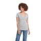 thumbnail image 1 of Camiseta CVC de mujer con escote en V OSCURO HTHR GREY XL Ropa de siguiente nivel 6640, 1 of 1