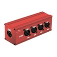 thumbnail image 5 of 4 Channel Multi Network 3Pin XLR to Ethercon RJ45 Cat5 Ethernet Extender for Live Stage Audio Recording Studio Red,2 x Ethernet Extender,Red, 5 of 5