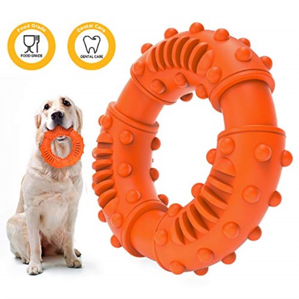 abtor ultra durable dog chew toy toughest natural rubber beef