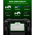 thumbnail image 2 of QQV Controller Battery Pack for Xbox Series X|S Controller,Rechargeable Batteries Packs with 2x3600mWh Battery Pack for Xbox One/X/S/Elite Controller-2Pack, 2 of 6