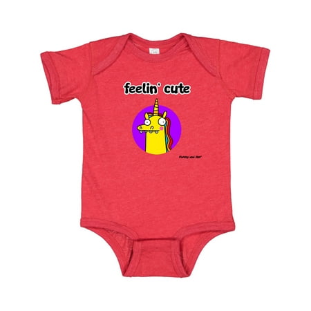

Inktastic FEELIN CUTE Gift Baby Boy or Baby Girl Bodysuit