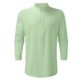 thumbnail image 3 of Chemise Décontractée Mode Simple Confortable Col Uni pour Hommes, 3 of 6