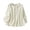 #204-Beige, variant on Warop Women's 3/4 Sleeve Tops Cardigan V-Neck Button-Up Casual Loose Fit Blouses
