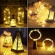 thumbnail image 5 of Guirnalda de luces LED para botellas, 12 unidades (pilas no incluidas), alambre de cobre de 2 m para decoración de interiores, fiestas navideñas, bodas (blanco cálido), 5 of 5