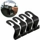 thumbnail image 1 of Ganchos para respaldo de asiento de coche, colgador multifuncional para coche, bolsa de almacenamiento, gancho para reposacabezas de asiento, 4 piezas, color negro, 1 of 5