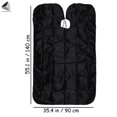 thumbnail image 2 of PULLIMORE Professional Barber Cape Waterproof Salon Gown with Velcro for Hair Cutting Dye Coloring (Black), 2 of 7