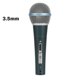 thumbnail image 2 of Metal Dynamic Microphone Wired Microphone Dark Blue 3.5mm Small, 2 of 5
