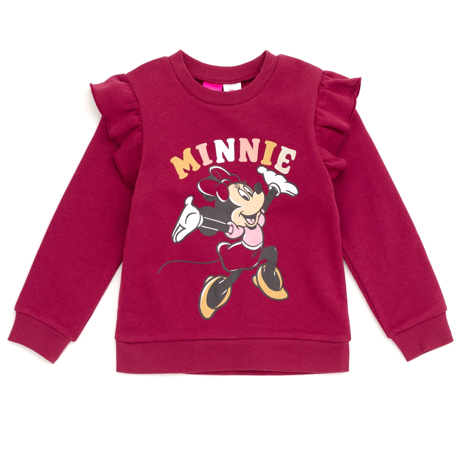 Disney Minnie Mouse Infant Baby Girls Fleece Sweatshirt and Pants Set Polka Dots Minnie Mouse / Polka Dot 18 Months