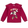 thumbnail image 3 of Disney Minnie Mouse Toddler Girls Fleece Sweatshirt and Pants Set Polka Dots Minnie Mouse / Polka Dot 5T, 3 of 5