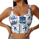 thumbnail image 1 of Balery Skiing Enthusiast Sujetadores deportivos con espalda cruzada para mujer, acolchados, sin costuras, de alto impacto, ideales para yoga, gimnasio, entrenamiento y fitness.-, 1 of 8