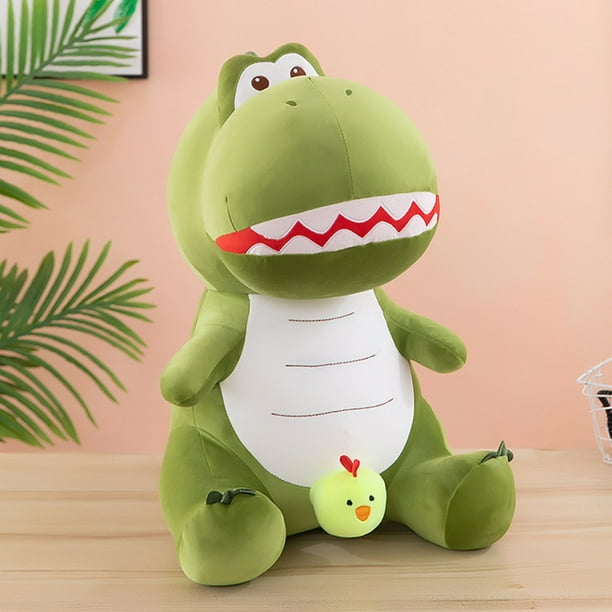 Kawaii Green Dinosaur Plush Toys Super Soft Cotton Eco-Friendly Plush