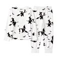 thumbnail image 3 of Elegyee Girls Halloween Pajamas Comfy Long Sleeve Top Pants PJ Set Nightwear(3-14 Years), 3 of 3