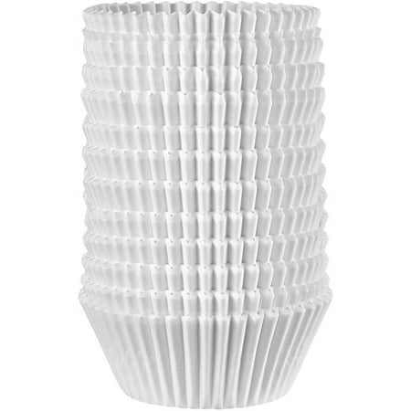GUSTO Cupcake Liners for Baking Cup Cake Paper Cup Set, 500-Pack White