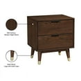 thumbnail image 6 of Meridian Furniture Vance Walnut Night Stand, 6 of 9