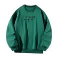 thumbnail image 3 of Sudadera de cuello redondo para mujer, suéteres de cuello redondo de ajuste relajado de invierno para desplazarse SG, 3 of 7