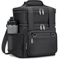 thumbnail image 1 of Lonchera Térmica para Hombre 15L, Bolsa de Almuerzo Grande Expansible de Doble Compartimento, Loncheras a Prueba de Fugas para Trabajo y Viajes con Correa Ajustable (Negro), 1 of 4