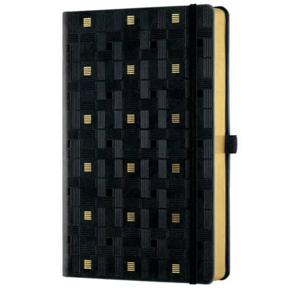 Castelli QC6QM-464 Copper and Gold Weaving Gold Notebook, Ruled