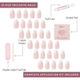 thumbnail image 4 of Press On Nails Glamnetic All Time Love Short Almond 30 unidades, 4 of 6