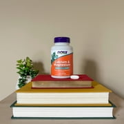 NOW Supplements, Calcium & Magnesium 2:1 Ratio, High Potency, Supports Bone Health*, 100 Tablets