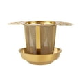 thumbnail image 1 of Tea Maker 304 Stainless Steel Lace-Design Loose Leaf Tea Infuser with Fine Mesh Filter, 1 of 6