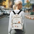 thumbnail image 7 of FORMRS Mini Backpack Purse for Women Travel Daypack Casual Shoulder Bag, Ghost Design, 7 of 7