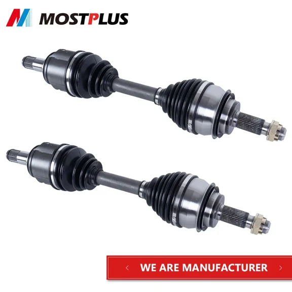 MOSTPLUS Pair Front CV Axle Shaft for 2010-2019 Lexus GX460 2003-2018 Toyota 4Runner 4x4