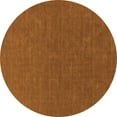 thumbnail image 1 of Ahgly Company Indoor Round Solid Orange Modern Area Rugs, 5' Round, 1 of 4