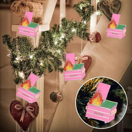 

Promotion Clearance!10Pcs A Set Christmas Tree Wooden Pendants Individuality Special Custom Decoration