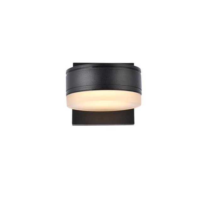 Living District LDOD4013BK 310W Raine Intégré Applique Murale LED&44; Noir