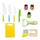 thumbnail image 3 of Juego de cuchillos para niños, juguetes educativos de cocina de imitación, juguetes de cocina reales para niños 11 piezas, 3 of 9