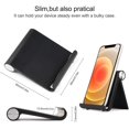 thumbnail image 2 of Mobile Phone Holder, Phone Stand Desk Desktop Mobile Holder Adjustable Foldable Portable Video Call Mount (1PH -Black), 2 of 7