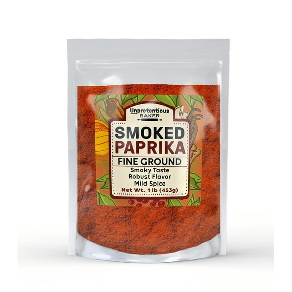 Unpretentious Smoked Paprika, 1 lb, Ground Spice, From Dried Red Chile Peppers, Strong & Smoked Flavor