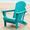 Lake Blue, variant on CKEASEAN Outdoor Folding Chair, Outdoor Seating Folding Firepit Chairs, All Weather Poly Adirondack Chair for Deck Backyard Garden Lawn Pool Patio, Turquoise