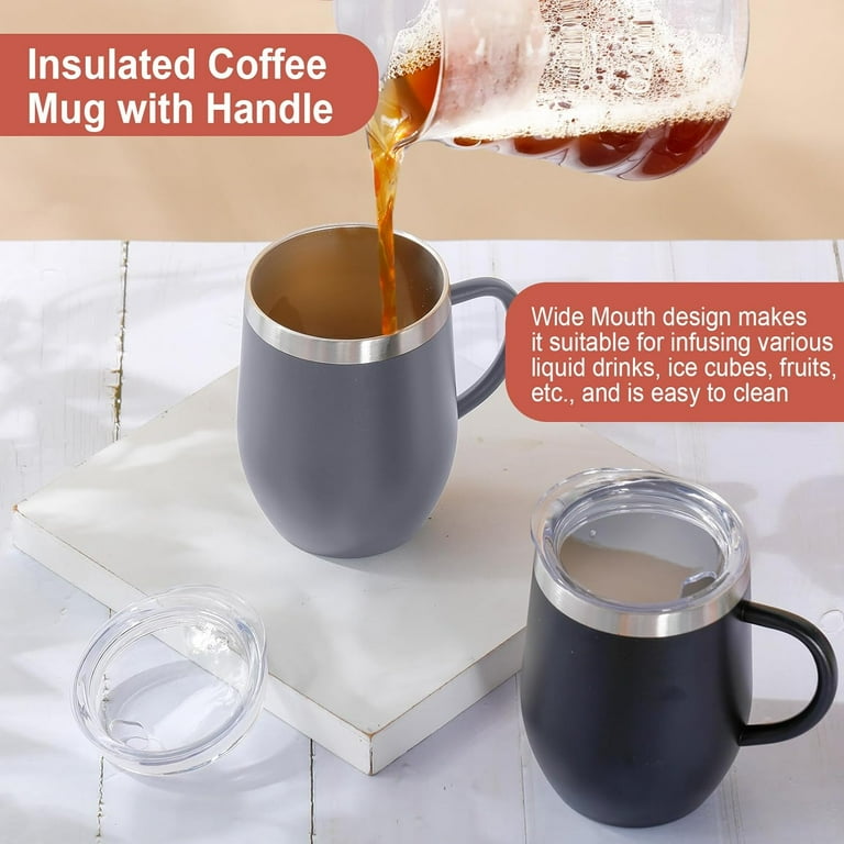 10x coffee mug 10 oz. Insulated Stoneware Travel Mug main image 0