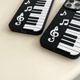 thumbnail image 5 of Funda para iPhone 14 Plus con diseño de nota musical y piano Caseative, 5 of 5