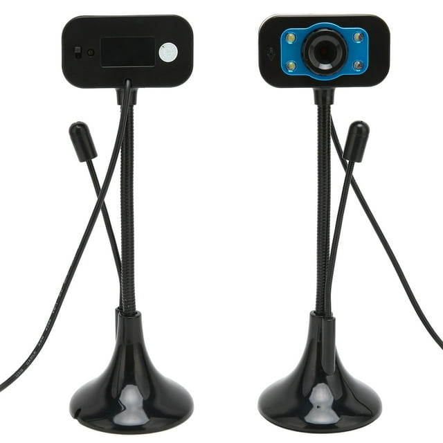 LYUMO USB Streaming Webcam,Web Camera High Definition Manual Focus USB Streaming Webcam With LED Fill Light Microphone,Streaming Webcam