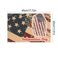 thumbnail image 3 of SLYNSHome 4th of July Decorations Patriotic Placemats,American Flag Stars & Stripes Heat-Resistant Table Place Mat for Kitchen Dining Table Home Decor, 3 of 7