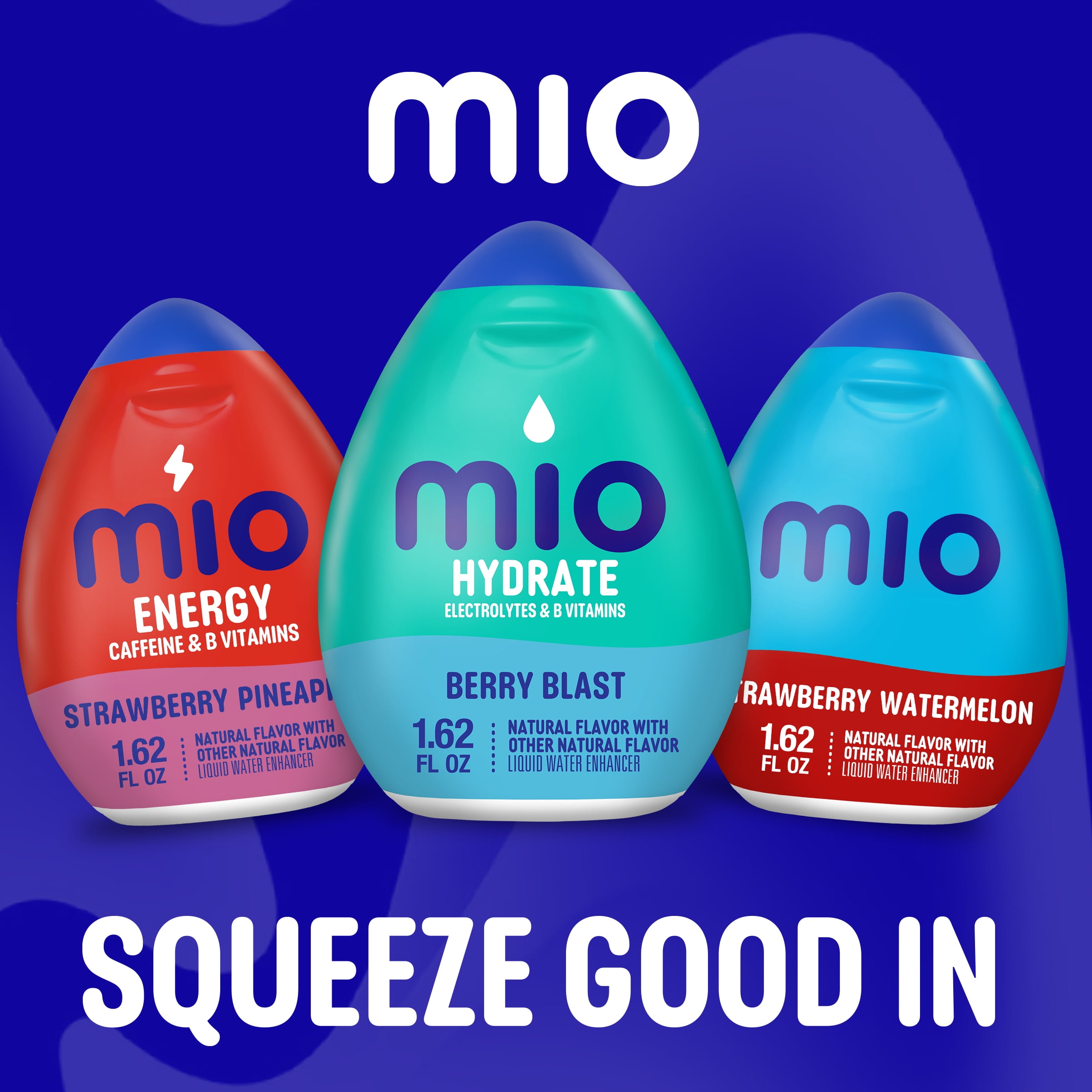 Mio Electrolytes Berry Blast B Vitamins Liquid Water Enhancer 1.62 fl oz (12 PACK)