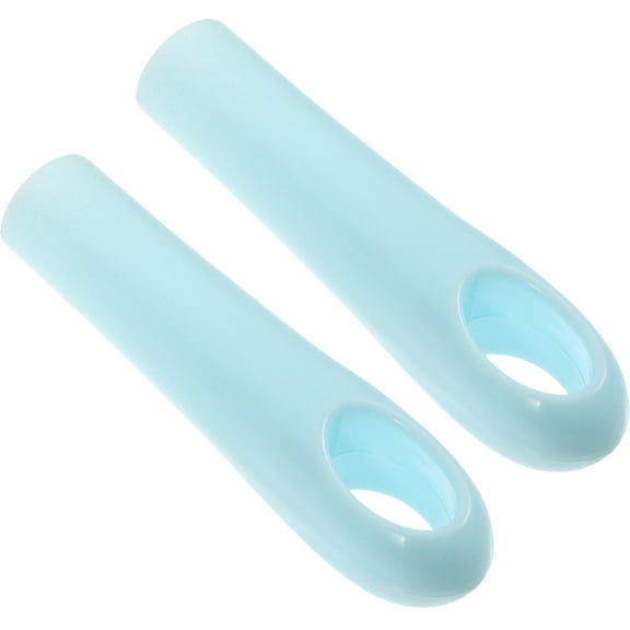 2 Pcs Clothesline Stick Gripping Handle Broom Dustpan