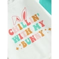 thumbnail image 5 of Jxzom Newborn Infant Baby Boy Girl My First Easter Outfit 6 12 18 Months Bunny Letter Romper Long Sleeve Crewneck Sweatshirt Bodysuit, 5 of 8