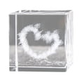 thumbnail image 1 of Xihbxyly Adorno de Cristal Tallado En Forma de Corazón, Tecnología de Grabado Avanzada, Elegante Decoración de Escritorio, Regalo Perfecto para Mujeres, Familia, Aniversarios y Navidad. Tamaño: 5 X 5, 1 of 1