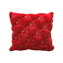 Valentine's Day Heart Printed Pillowcases 4-Pack, Decorative Love Heart Cushion Covers For Sofa/Bed/Living Room Bedroom, 45X45Cm Perfect For Romantic Home Decor Pillowcases