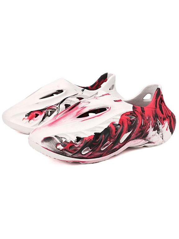 Men Women Clogs Foam Runner Shoes Non-Slip Water Shoes Lightweight Outdoor Indoor Summer Beach Sandals Breathable Cloud Slides Slippers