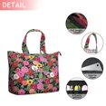 thumbnail image 2 of Pioneer Flower Floral Print Pattern Travel Tote Bags for Women Carry On,Large Weekender Bags for Women Travel,Multi Functional Duffle Bag for Work,Shopping,Sports, 2 of 5