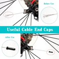 thumbnail image 3 of GFDYREE Alloy Bike Brake Cable Cap End Tips Crimp for Road Mountain Bicycle (50PCS, Black), 3 of 6